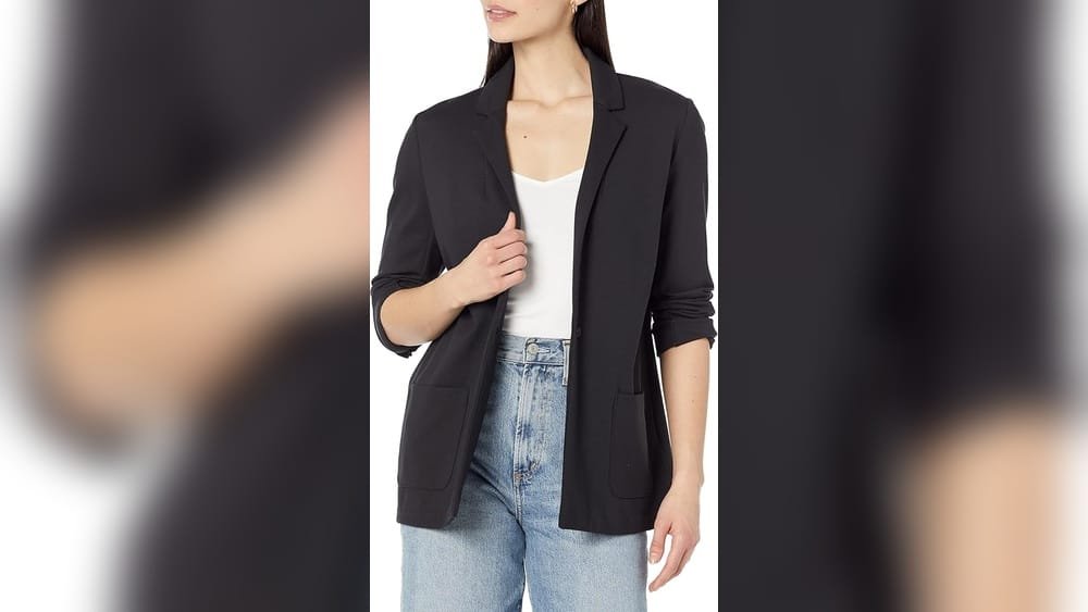 best amazon essentials blazer for women