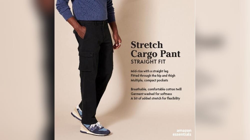 best amazon essentials cargo pants for men