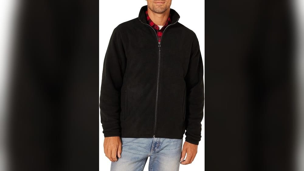 best amazon essentials fleece jacket for men