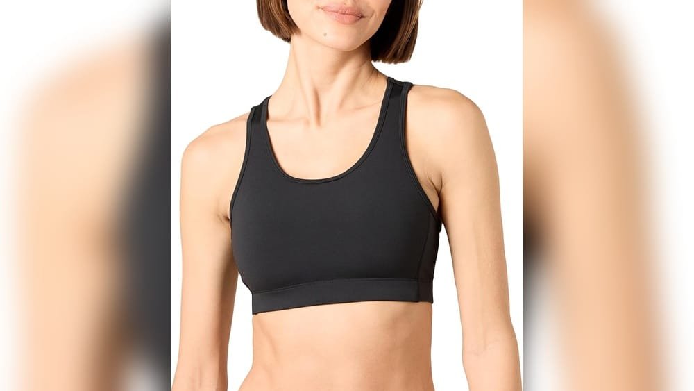 best amazon essentials sports bra for women