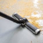 Electric Vacuum Leave Residue