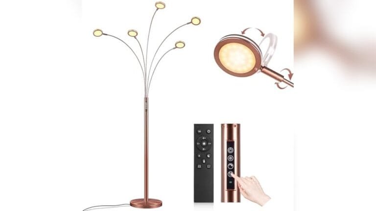 Bairth LED Floor Lamp with 5 Arms Series: Honest Review & Benefits