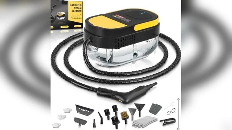 Gautye Steam Cleaner Review: Powerful 15-Accessory Home Steamer